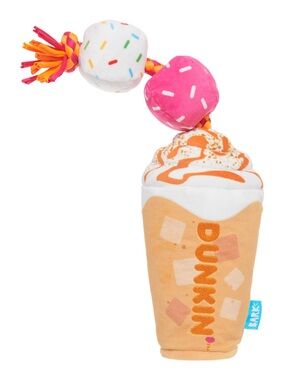 Dunkin Donuts Bark Box Dunkin' Signature Latte Dog Toy